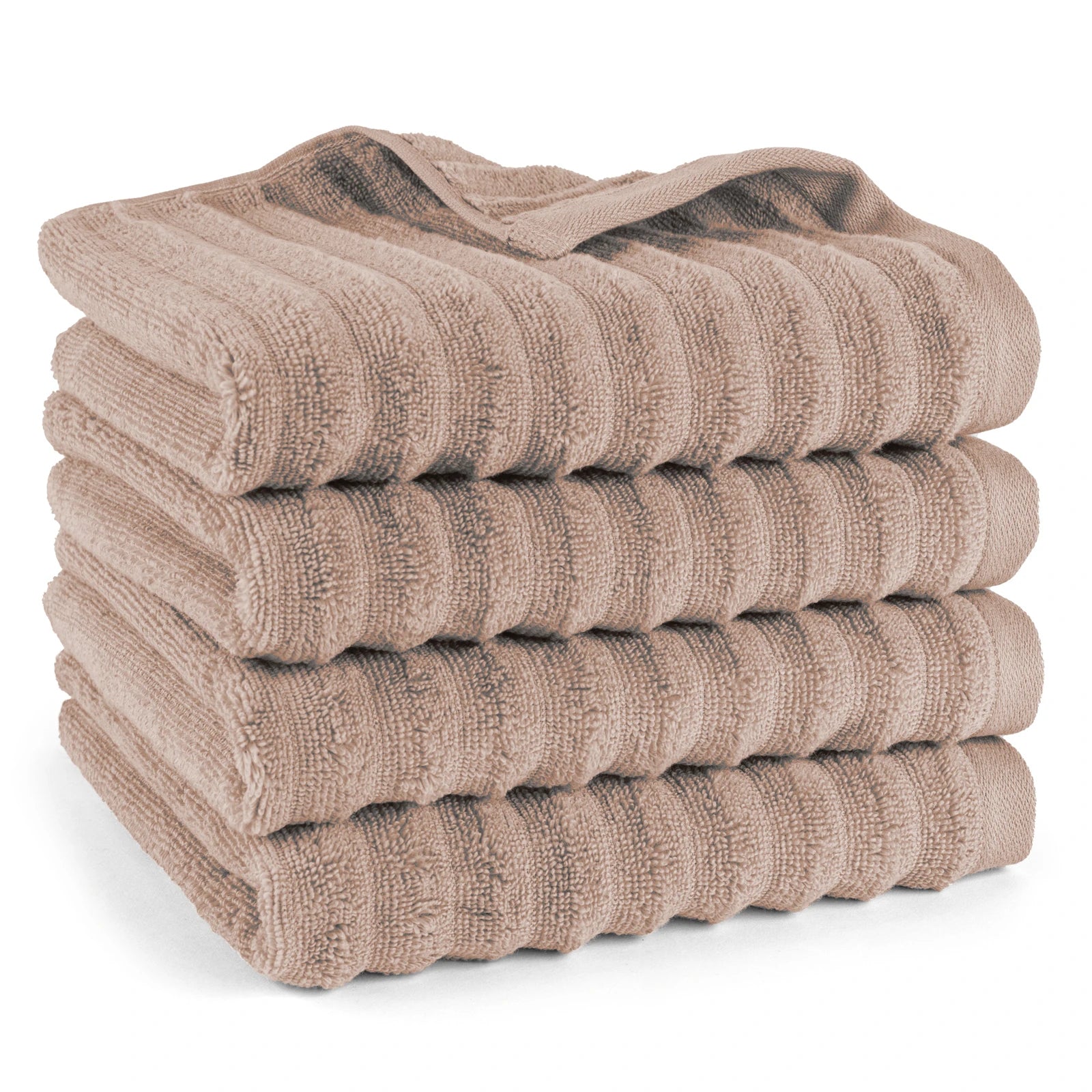 Handtuch "Waves" - Anthrazit / 4x 50x100cm Pure Label