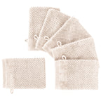 Waschlappen "Popcorn" - Anthrazit / 4x 16x21cm Pure Label