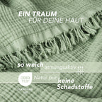Musselin Tagesdecke - Weiß / 130x170cm Pure Label