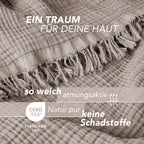 Musselin Tagesdecke - Weiß / 130x170cm Pure Label