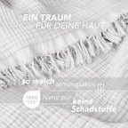 Musselin Tagesdecke - Weiß / 130x170cm Pure Label