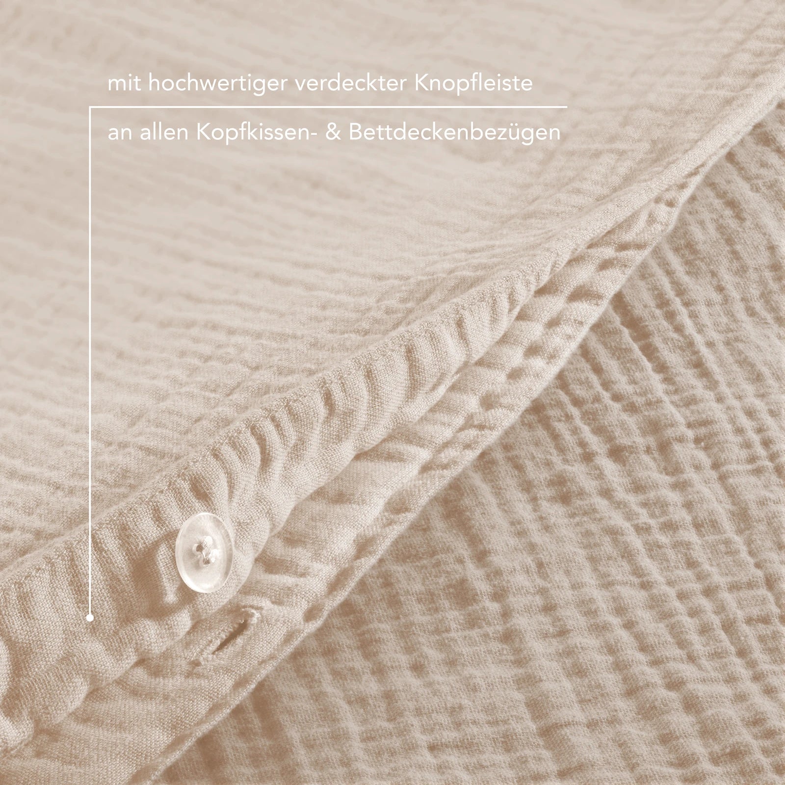 Musselin Bettwäsche Sets - Anthrazit / 2x135x200 + 2x40x80 cm Pure Label