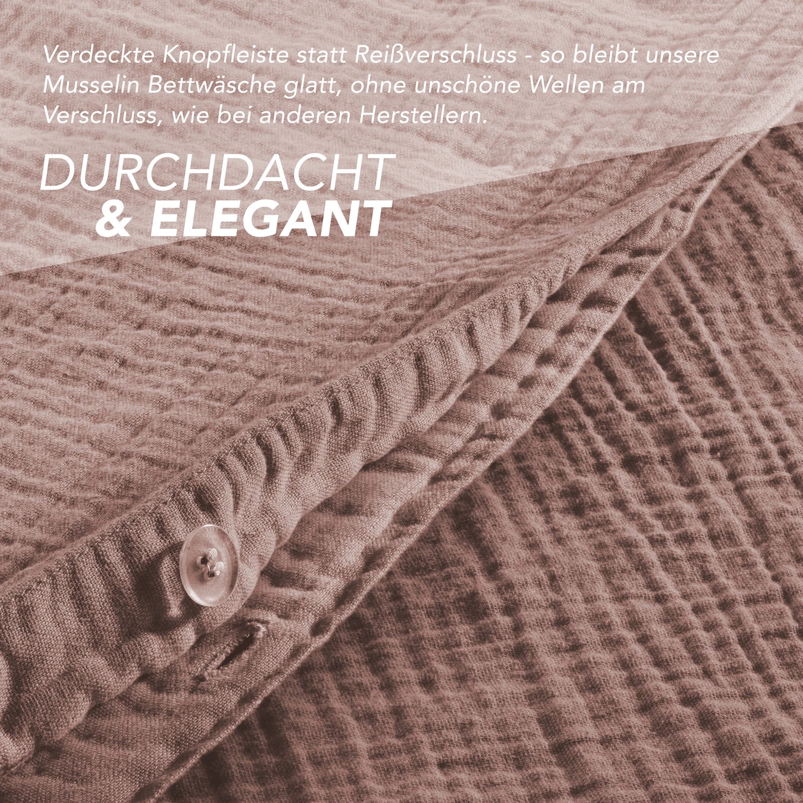 Musselin Bettwäsche Sets - Anthrazit / 2x135x200 + 2x40x80 cm Pure Label