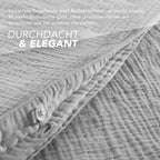 Musselin Bettwäsche Sets - Anthrazit / 2x135x200 + 2x40x80 cm Pure Label