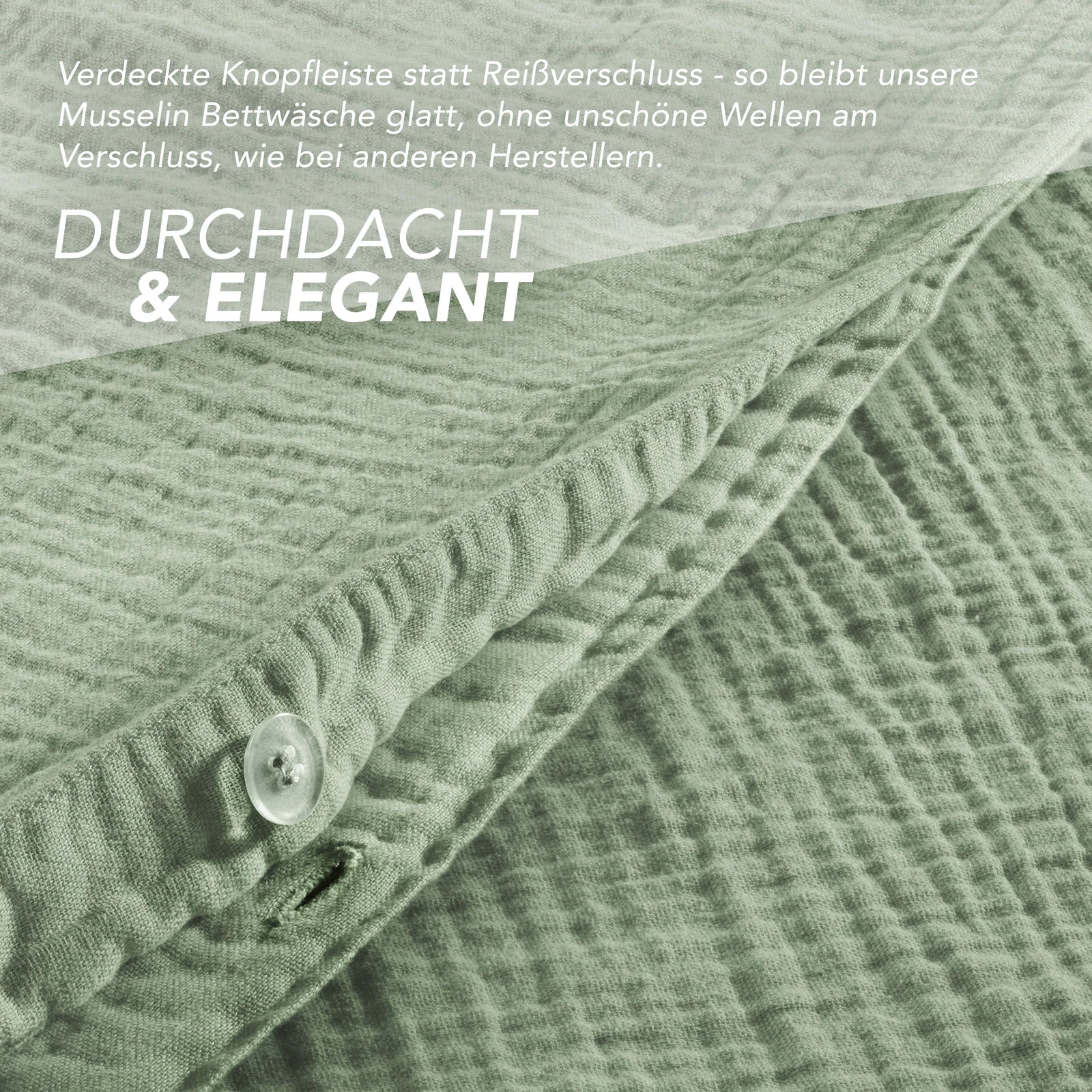 Musselin Bettwäsche Sets - Anthrazit / 2x135x200 + 2x40x80 cm Pure Label