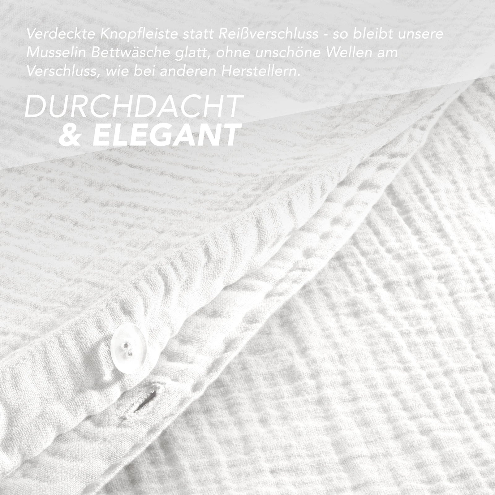 Musselin Bettwäsche Sets - Anthrazit / 2x135x200 + 2x40x80 cm Pure Label