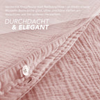 Musselin Bettwäsche Sets - Anthrazit / 2x135x200 + 2x40x80 cm Pure Label