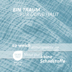 Musselin Bettwäsche Sets - Anthrazit / 2x135x200 + 2x40x80 cm Pure Label