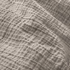 Musselin Bettwäsche Sets - Anthrazit / 2x135x200 + 2x40x80 cm Pure Label