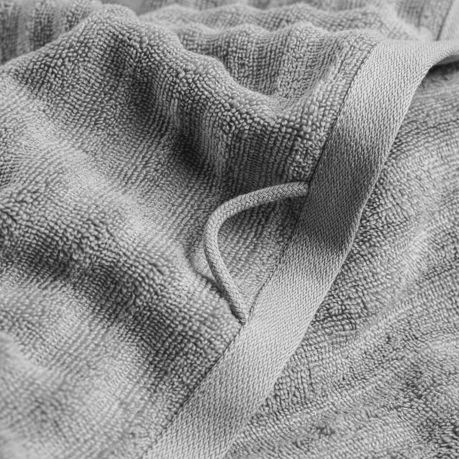 Handtuch Sets "Waves" - Anthrazit / 4x30x50 + 4x50x100 + 2x70x140 cm Pure Label
