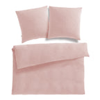 Musselin Bettwäsche Doppelbett - Rosa / 200x200 + 2x80x80 cm Pure Label