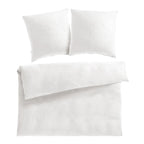 Musselin Bettwäsche Doppelbett - Weiß / 200x200 + 2x80x80 cm Pure Label