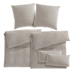 Musselin Bettwäsche Sets - Taupe / 2x135x200 + 2x80x80 + 2x40x80 cm Pure Label