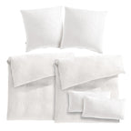 Musselin Bettwäsche Sets - Weiß / 2x135x200 + 2x80x80 + 2x40x80 cm Pure Label