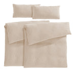Musselin Bettwäsche Sets - Beige / 2x135x200 + 2x40x80 cm Pure Label
