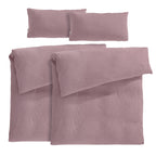 Musselin Bettwäsche Sets - Mauve / 2x135x200 + 2x40x80 cm Pure Label