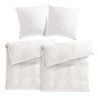 Musselin Bettwäsche Sets - Weiß / 2x135x200 + 2x80x80 cm Pure Label
