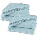Musselin Tagesdecke - Hellblau / 2x130x170cm Pure Label