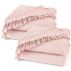Musselin Tagesdecke - Rosa / 2x130x170cm Pure Label