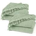 Musselin Tagesdecke - Grün / 2x130x170cm Pure Label