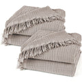 Musselin Tagesdecke - Taupe / 2x130x170cm Pure Label