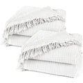 Musselin Tagesdecke - Weiß / 2x130x170cm Pure Label