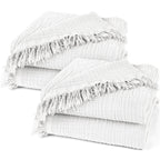 Musselin Tagesdecke - Weiß / 2x130x170cm Pure Label