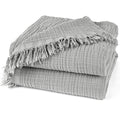 Musselin Tagesdecke - Grau / 130x170cm Pure Label