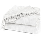 Musselin Tagesdecke - Weiß / 130x170cm Pure Label
