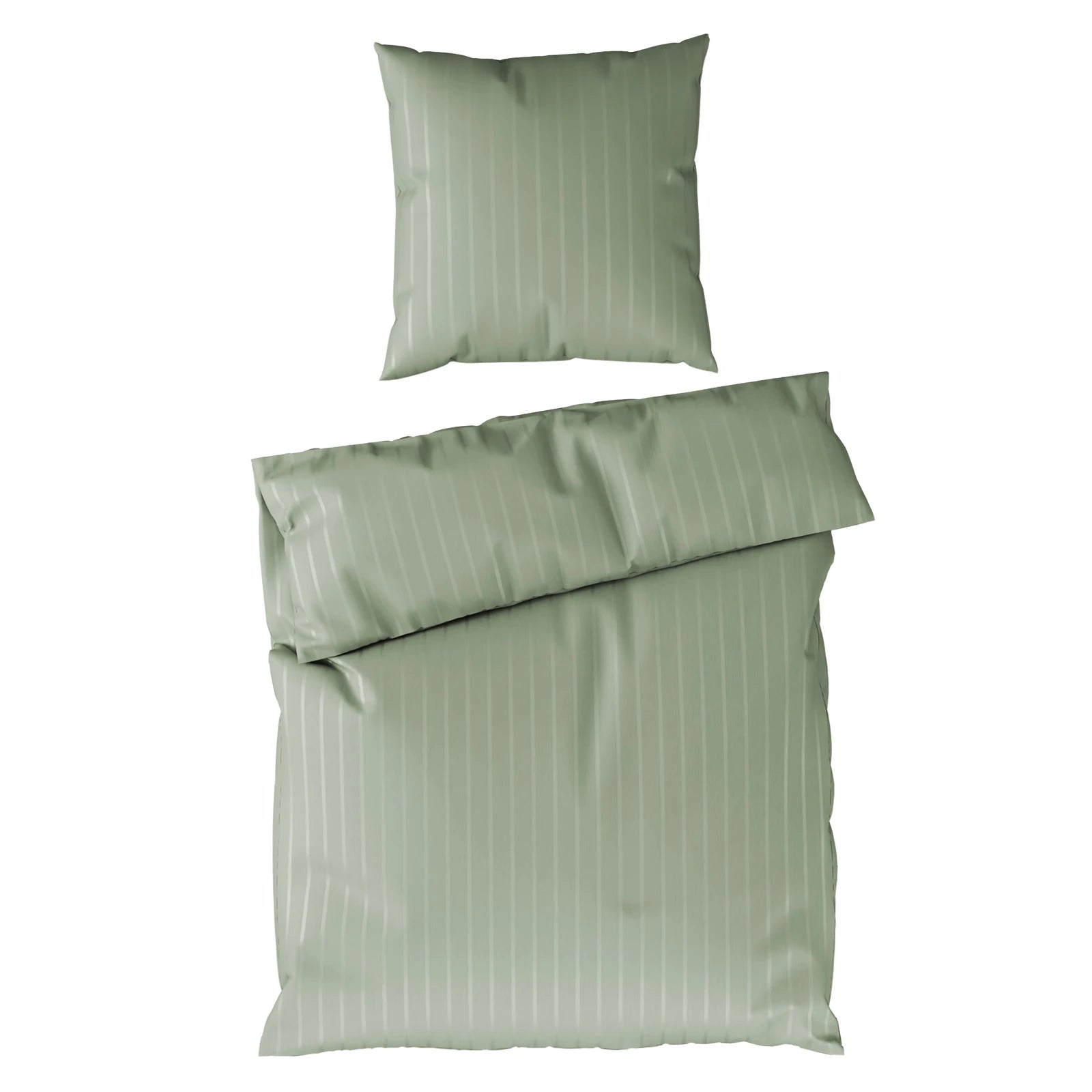 Bettwäsche Mako Satin mit Streifen