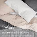 Musselin Bettwäsche Sets - Anthrazit / 2x135x200 + 2x40x80 cm Pure Label