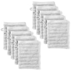 Waschlappen "Waves" - Anthrazit / 4x 16x21cm Pure Label
