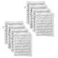 Waschlappen "Waves" - Anthrazit / 4x 16x21cm Pure Label