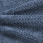 Handtuch Sets "Popcorn" - Anthrazit / 2x50x100 + 2x70x140 cm Pure Label