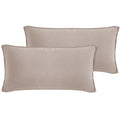 Kissenbezug Halbleinen - Taupe / 2x40x80cm Pure Label