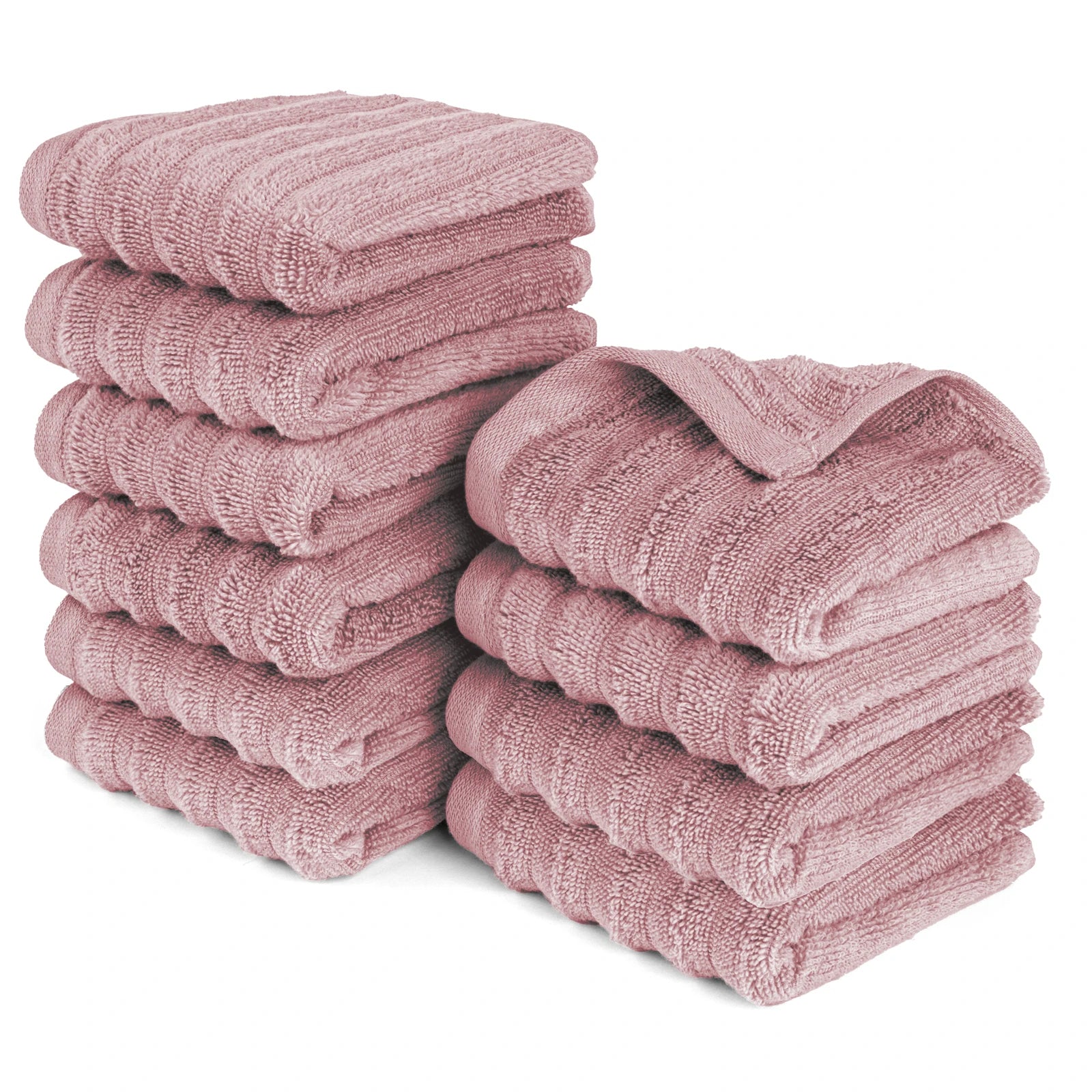 Gästehandtuch "Waves" - Mauve / 10x 30x50cm Pure Label