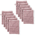 Waschlappen "Waves" - Anthrazit / 4x 16x21cm Pure Label