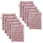 Waschlappen "Waves" - Anthrazit / 4x 16x21cm Pure Label