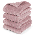 Gästehandtuch "Waves" - Mauve / 4x 30x50cm Pure Label