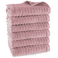 Duschtuch "Waves" - Mauve / 6x 70x140cm Pure Label