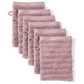 Waschlappen "Waves" - Mauve / 6x 16x21cm Pure Label