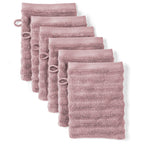 Waschlappen "Waves" - Mauve / 6x 16x21cm Pure Label
