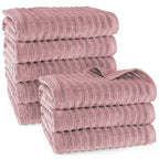 Duschtuch "Waves" - Mauve / 8x 70x140cm Pure Label