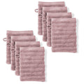 Waschlappen "Waves" - Anthrazit / 4x 16x21cm Pure Label