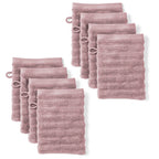 Waschlappen "Waves" - Anthrazit / 4x 16x21cm Pure Label