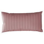 Kissenbezug Mako Satin mit Streifen - Mauve - 40x80