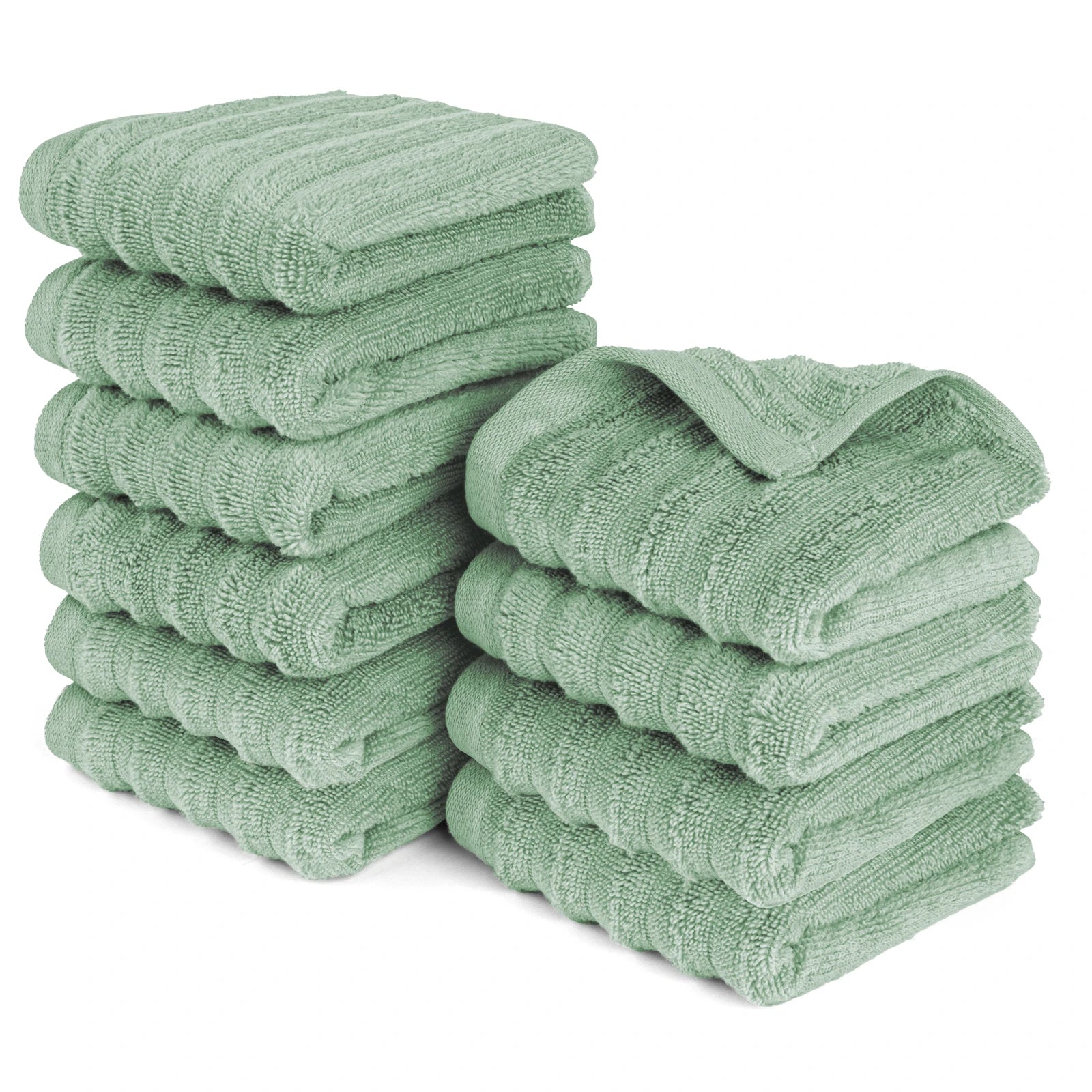 Gästehandtuch "Waves" - Anthrazit / 10x 30x50cm Pure Label