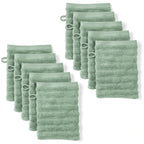 Waschlappen "Waves" - Anthrazit / 4x 16x21cm Pure Label