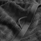 Duschtuch "Waves" - Anthrazit / 2x 70x140cm Pure Label