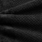Handtuch Sets "Popcorn" - Anthrazit / 2x50x100 + 2x70x140 cm Pure Label
